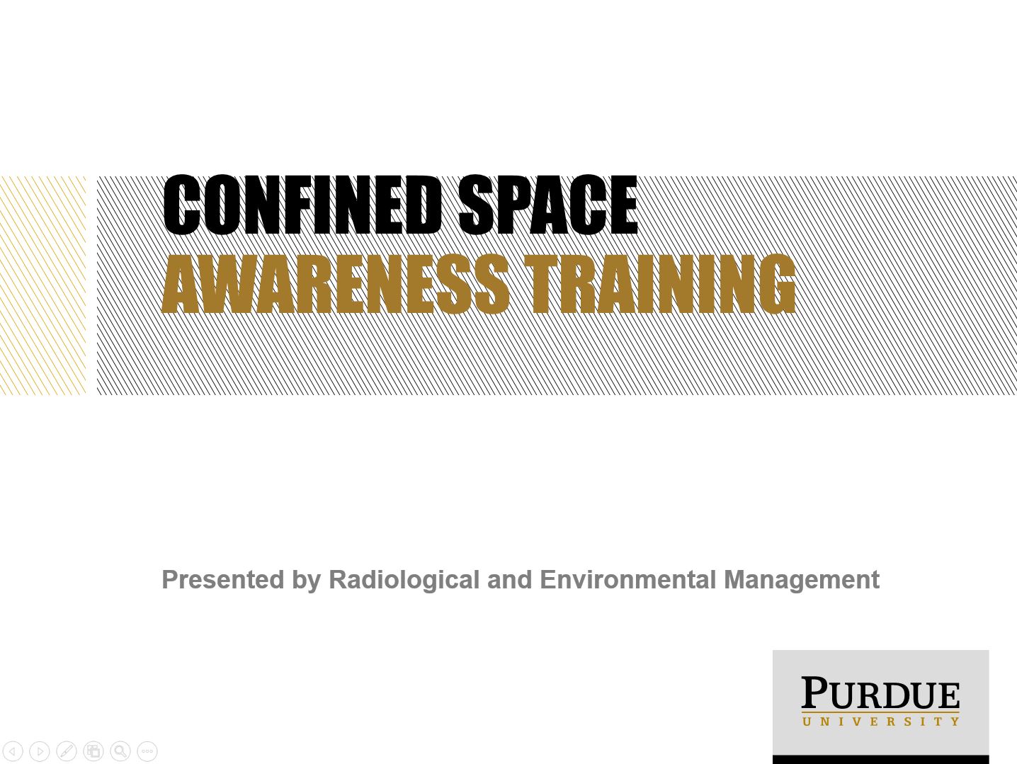 confined space awareness training